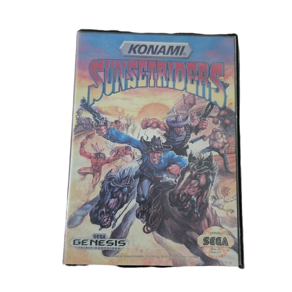 Sega Genesis Sunset Riders Game